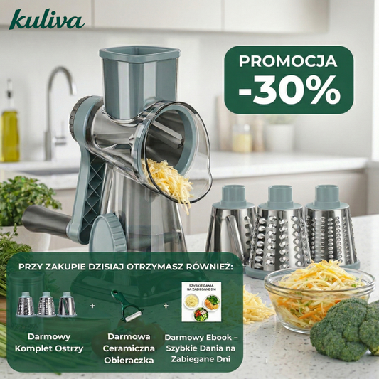 SpinGrater™ - Tarka obrotowa 3w1